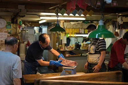 Mercato del pesce Tokyo